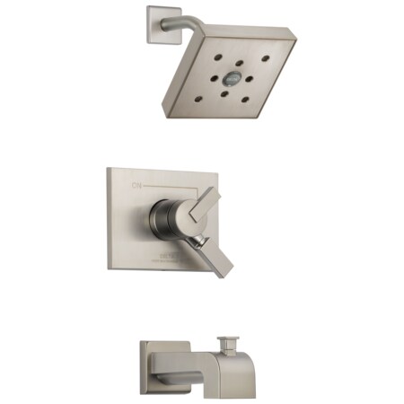 Delta Vero Monitor® 17 Series H2Okinetic® Tub & Shower Trim Stainless T17453-SSH2O